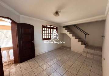 Casa/ sobrado à venda com 03 dormitórios, jardim alvorada (próximo a av. rio das pedras), piracicaba - r$340 mil