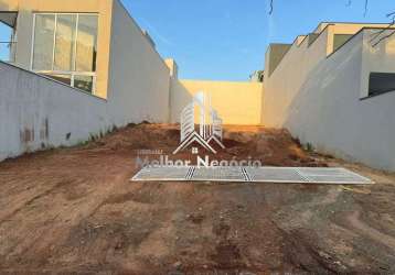 Terreno de 250 m² à venda em limeira.