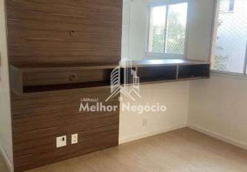 Apartamento à venda com 2 dormitórios no condomínio parque das flores-sumaré/sp