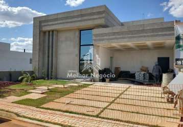 Casa à venda com 3 dormitórios sendo todos suítes no bairro jardim recanto das águas nova odessa/sp