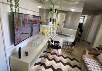 Apartamento com 2 dormitórios, jardim do lago continuação - campinas/sp