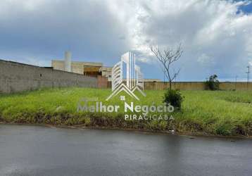 Terreno em excelente localização a venda próximo ao hospital regional, terras di treviso, piracicaba - sp