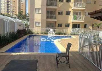 Apartamento 2 dormitórios 50m2 no condomínio vila carioba no cariobinha em americana / sp