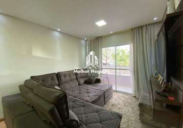 Apartamento à venda com 3 dormitórios no condomínio residencial espanha em paulínia/sp