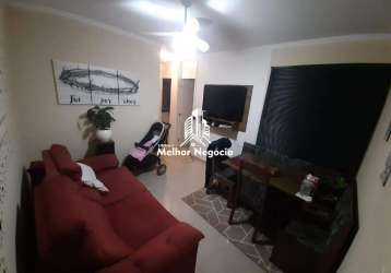 Apartamento à venda com 2 dormitórios no condomínio camanducaia-sumaré/sp.