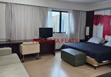 Flat com 1 quarto para alugar na avenida ibirapuera, indianópolis, são paulo, 28 m2 por r$ 1.500