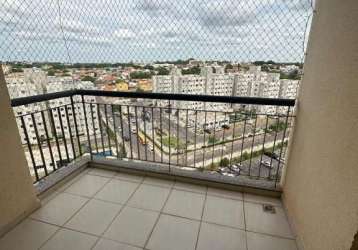 Apartamento morada do parque com 2/4 sendo 01 suíte, com sacada