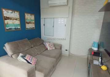 Casa em condomínio fechado com 2 quartos à venda na rua bela vista, sn, jardim ubirajara, cuiabá, 115 m2 por r$ 570.000