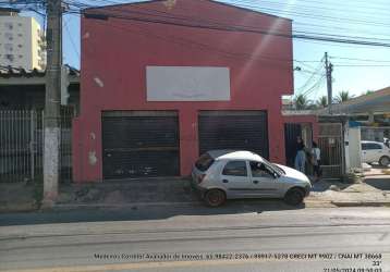 Salão comercial 237 m² no centro norte de cuiabá mt