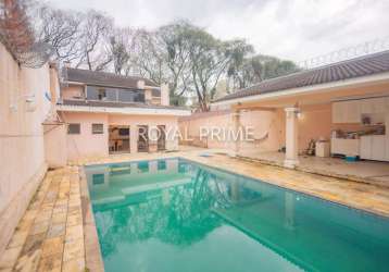 Casa de rua com quintal, piscina e 3 quartos à venda, 291 m² - santa quitéria - curitiba/pr