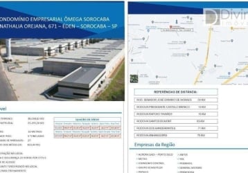 Galpão/Depósito/Armazém 5700 m² em Eden em Sorocaba, por R