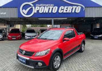 Volkswagen Saveiro CROSS 1.6 T.Flex 16V CD Vermelha - Blu Box Multimarcas