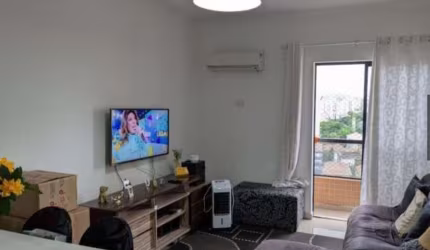 Residencial Versailles - Apartamento com 1 quarto à venda, em prédio com lazer, na Ponta da Praia - Santos