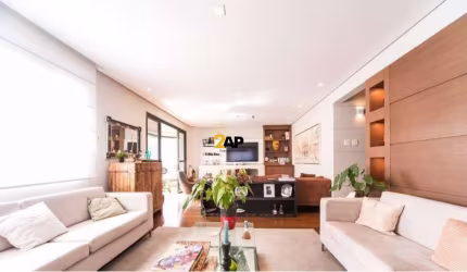 Apartamento de luxo em Moema Índios, São Paulo-SP: 4 quartos, 2 suítes, 3 salas, 5 banheiros, 4 vagas, 220m² - Venda ou Locação!