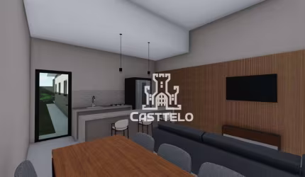 Casa  à venda, 100 m² por R$ 452.000 - Columbia - Londrina/PR