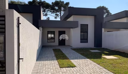 Casa em condomínio fechado com 3 quartos à venda na Rua Antônio Chemin, 323, Roça Grande, Colombo, 60 m2 por R$ 380.000