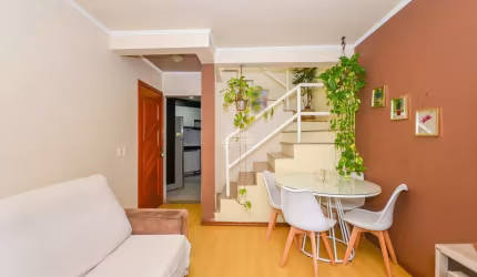Casa em condomínio fechado com 3 quartos à venda na Rua Antônio Scheidt, 239, Santa Cândida, Curitiba, 90 m2 por R$ 410.000