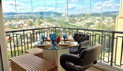 Apartamento com 3 dormitórios à venda, 96 m² por R$ 1.200.000,00 - Alphaville Conde II - Barueri/SP