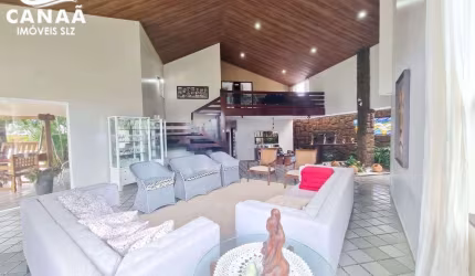 Exuberante Casa Mansão à Venda em Turu - 4 Suítes - Lazer Privativo -