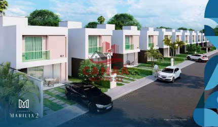 Casa em Condomínio à Venda no Araçagy - Cond. Marilia I - 3 quartos - Lazer