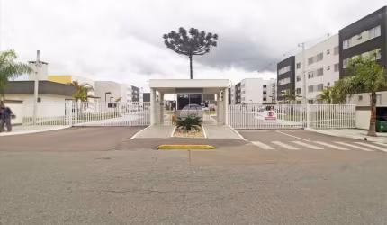 Apartamento com 2 quartos para alugar na Rua Maria Joaquina Vaz, 721, Jardim Itaqui, Campo Largo, 40 m2 por R$ 850