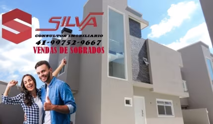 Sobrado Triplex  c/140m² - 03 Qtos sendo 01 Suíte  - Terraço Gourmet c/ Churrasqueira - Quintal - Bairro Alto - Curitiba
