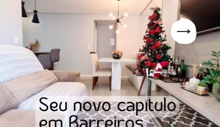 Desconto de R$100 Mil! Apê Mobiliado com Vista Mar e 2 Sacadas em Barreiros – Ao Lado da Estácio!
