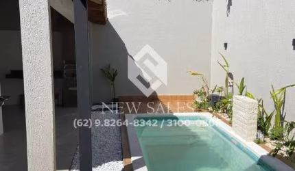 CASA 3 QUARTOS SENDO 1 SUÍTE - RESIDENCIAL SANTA FÉ I