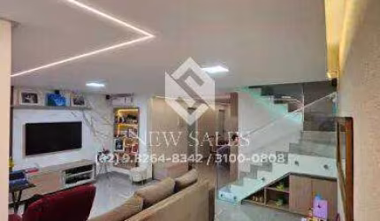 Sobrado 3 quartos 1 suíte, condominio fechado - Santa Genoveva