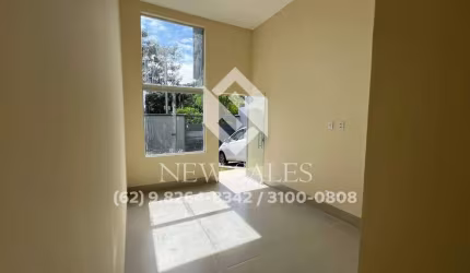 Casa nova, 3 quartos sendo 1 suíte - Aparecida de Goiânia