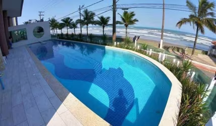 Prédio Frente Mar em Mongaguá - Lazer! Financia!