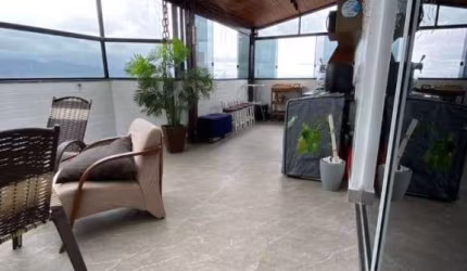 LINDA COBERTURA,3 DORMS 2 SUÍTES, COM ESPAÇO MARAVILHOSO PARA CURTIR EM FAMÍLIA.