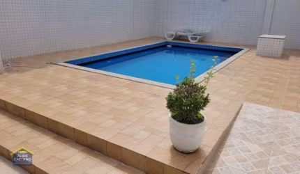 Sobrado de Condomínio, 200 mts da praia c/ Piscina - 290 mil