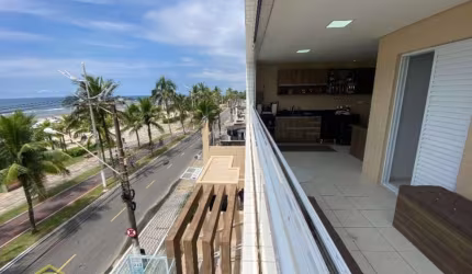Prédio frente mar!! apto com planejados, 03 dorms!