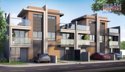 Casa em condomínio fechado com 3 quartos à venda na Estrada Guilherme Weigert, 424, Santa Cândida, Curitiba, 112 m2 por R$ 996.000