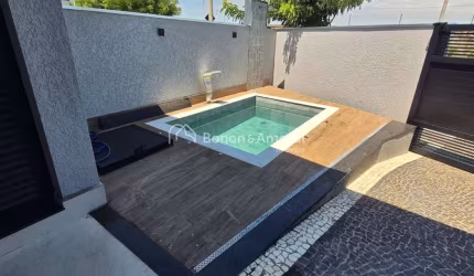 Casa em condomínio fechado com 3 quartos à venda na Luis Grecco, 500, Vila Monte Alegre, Paulínia, 140 m2 por R$ 1.100.000