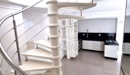 Cobertura com 1 dormitório à venda, 83 m² - Casa Branca - Santo André/SP