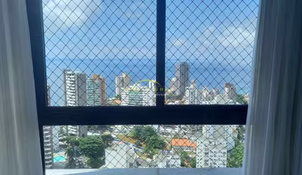Espetacular apartamento, vista belíssima,  para locação, Jardim Apipema, Salvador, BA