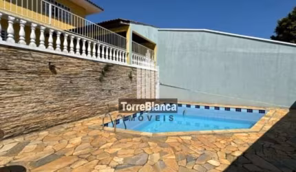 Casa semimobilada com piscina para locação, 4 quartos sendo 1 suíte -  244m², Oficinas - Ponta Gros