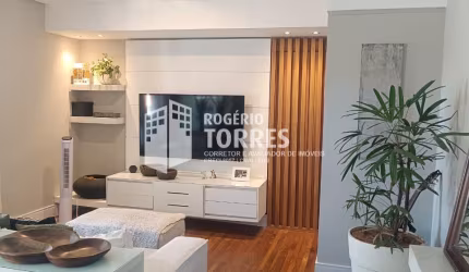 Apartamento locação de 4/4, 3 suítes + dependência, MOBILIADO e 2 garagens no ALPHAVILLE I