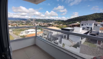 Apartamento para Locação em Palhoça, São Sebastião, 2 dormitórios, 1 suíte, 2 banheiros, 1 vaga
