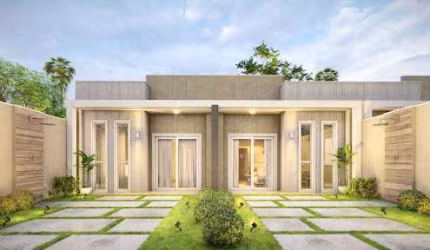 Casa com 3 quartos à venda, 80 m² por R$ 221.500 - Guajiru - Caucaia/CE