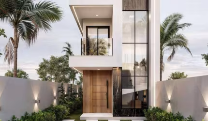 Casa duplex com 3 dormitórios à venda, 116 m² por R$ 459.000 - Luzardo Viana - Maracanaú/CE