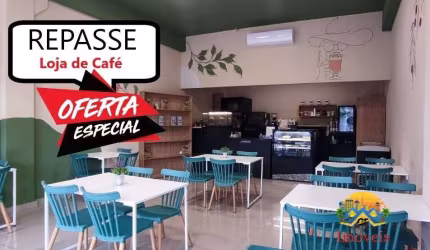 ﻿R$125mil - Oportunidade ...Repasse de Loja de Café e lanches em funcionamento, é só dar continuidade.