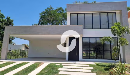 Casa com 3 3uítes, 204 m² - venda por R$ 850.000,00 ou aluguel por R$ 6.000,00/mês - Cond. Gan Eden - - Maricá/RJ
