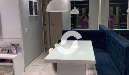 Excelente apartamento 75m², 2 Quartos, fino acabamento, condomínio com lazer de clube. Localização estratégica: Niterói, SG, praias, Região dos Lagos