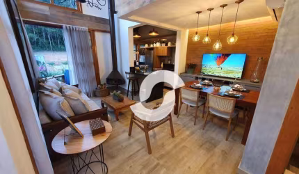 Casa de Condomínio com 110m² com 3 suites em Itaipava-RJ .