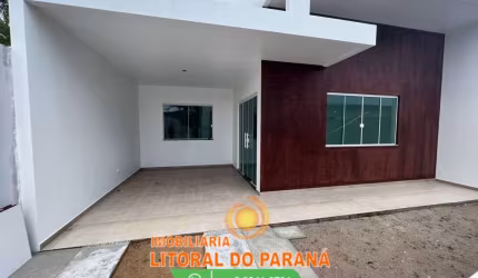 Casa Com 3 Quartos ( Sendo uma Suíte) - Pontal do Sul
