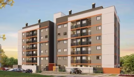Apartamento com 2 dormitórios 52 m² - Cidade Industrial de Curitiba - AP6121