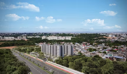 Apartamentos de 2 quartos, varanda, vaga de garagem